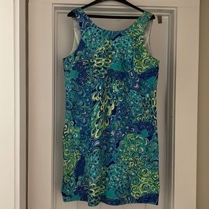 Lilly Pulitzer shift in Lilly Lagoon ladies size 14